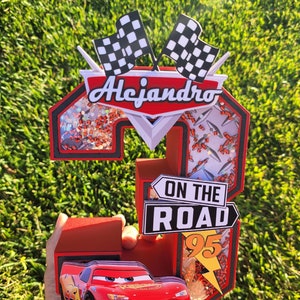 Decoración de cumpleaños de Cars, decoración de fiesta de Cars, celebración de Cars, decoración de cumpleaños de Cars, decoración de fiesta de Cars, Lightning McQueen, fiesta de McQueen