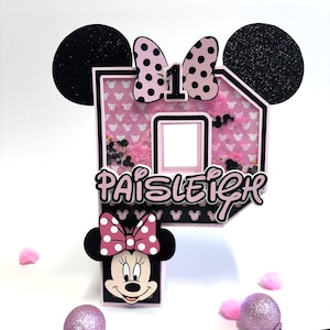 Minnie Mouse 3D Letters Decorations Minnie Mouse Party Decorations Centerpieces Pink Minnie Mouse Birthday Decorations Minnie Mouse Pink