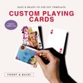 54 Custom Playing Cards Template Personalized Front & Back – DIY Canva Design (Digital Download)