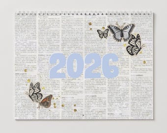 2026 Custom Calendar Template – DIY Canva Design (Digital Download)