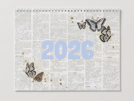 2026 Custom Calendar Template – DIY Canva Design (Digital Download)