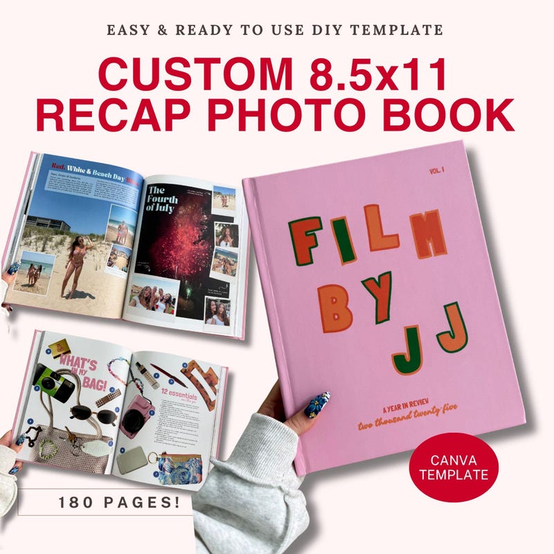8 Page Magazine Template - Etsy