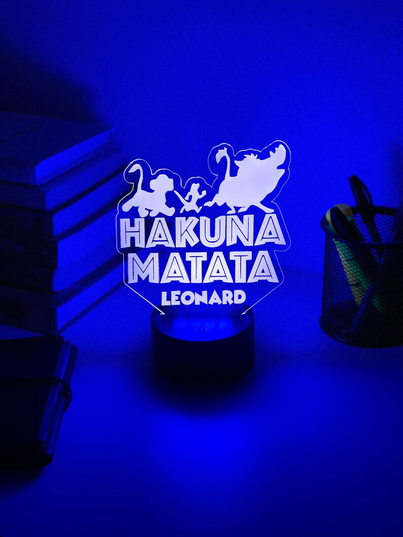 Disney Lion King Light Up Bottle Gift Hakuna Matata Personalised Birthday Disney Lion King Light Up Bottle Gift Hakuna Matata Personalised Birthday
