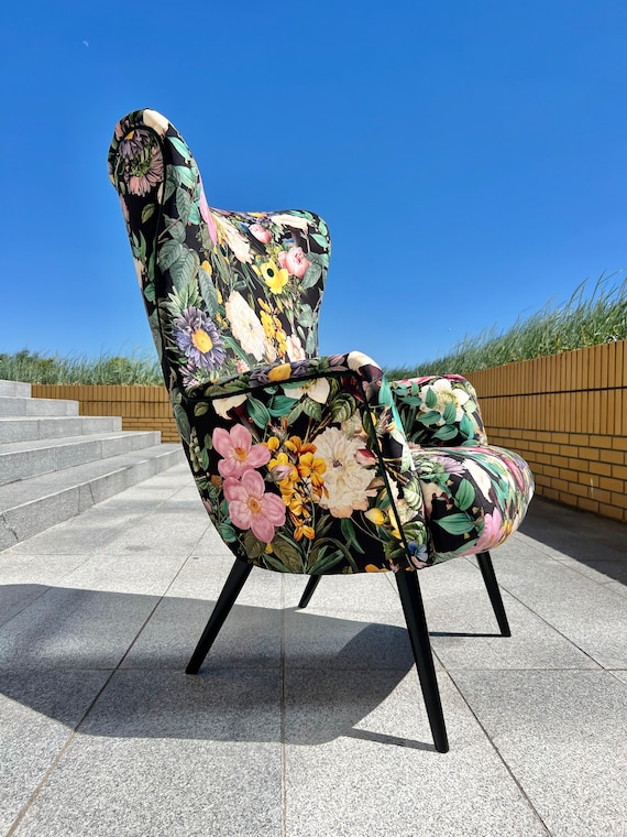 Sessel Flower Garden modern Blumen bunt