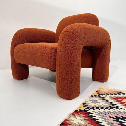 Fauteuil Lamb minimaliste en brique au design moderne