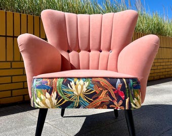 Cocktailfauteuil met armleuningen Iguana Modern Design Roze