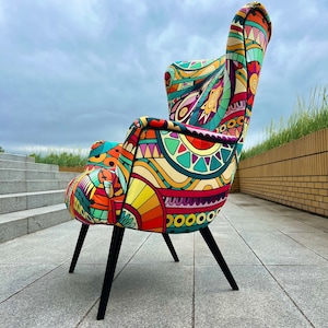 Fåtölj Boho modern Alla Boho färgglad design