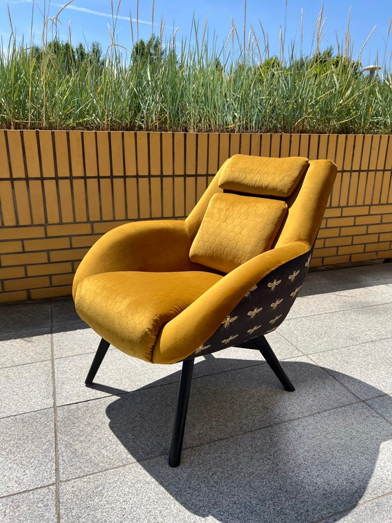 Sessel Bienen Waben modern Magic Deluxe Gelb