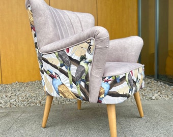 Fauteuil cocktail avec accoudoirs Toucans Design Moderne Beige Clair