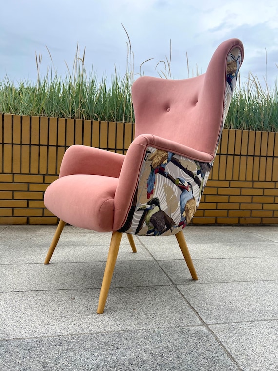 Sessel Iguana modern Pink bunt