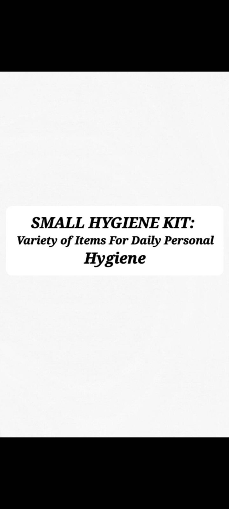 SMALL HYGIENE KIT Etsy