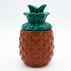 Handmade Ceramic Jewelry Holder, Pineapple Jar, Ceramic Pottery Pickle Jar, Container, Jewelry Organizer, Pineapple Vase, Jewelry Box Gift image 9