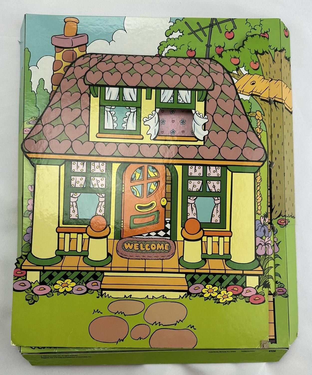 1988 Raggedy Ann & Andy Colorforms Super Deluxe Play House