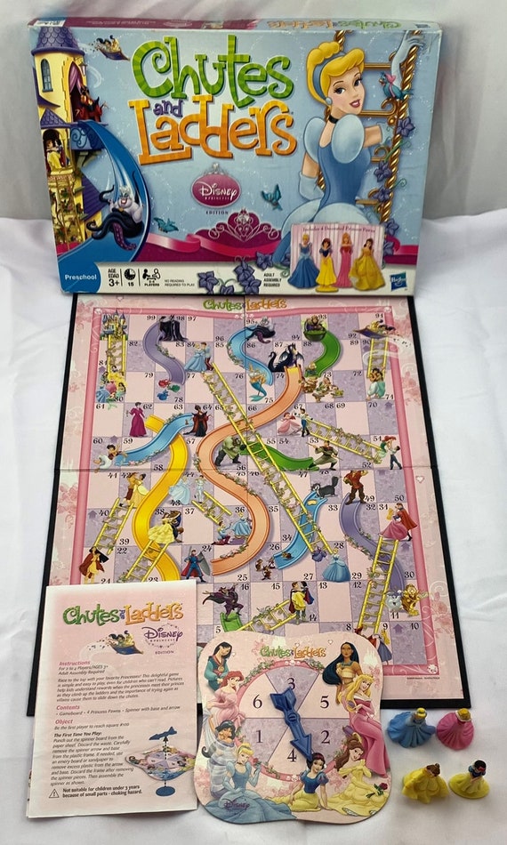 Disney Princess Chutes and Ladders by Hasbro Complete in Great Etsy