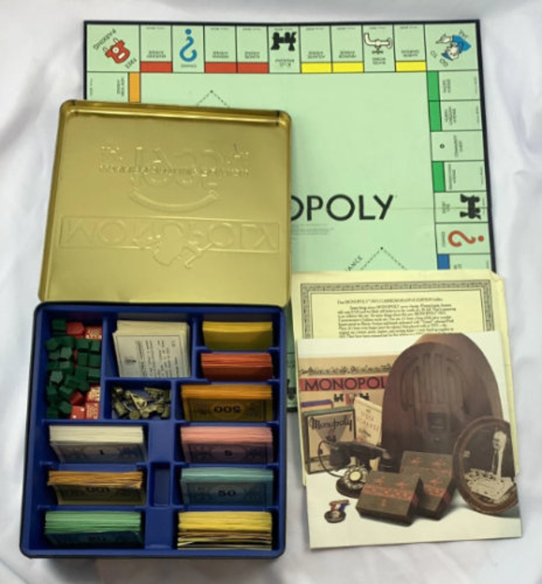 1985 Monopoly Commemorative Edition 1935 Complete in Great