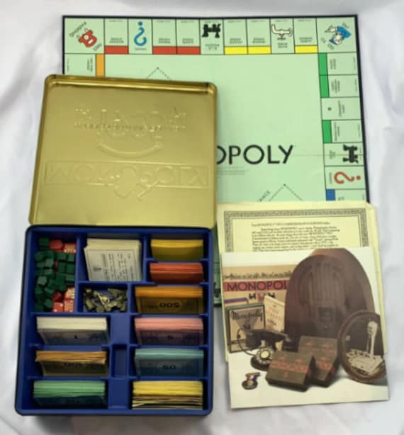 Vintage 1935-1985 50y Commemorative Edition Monopoly Board