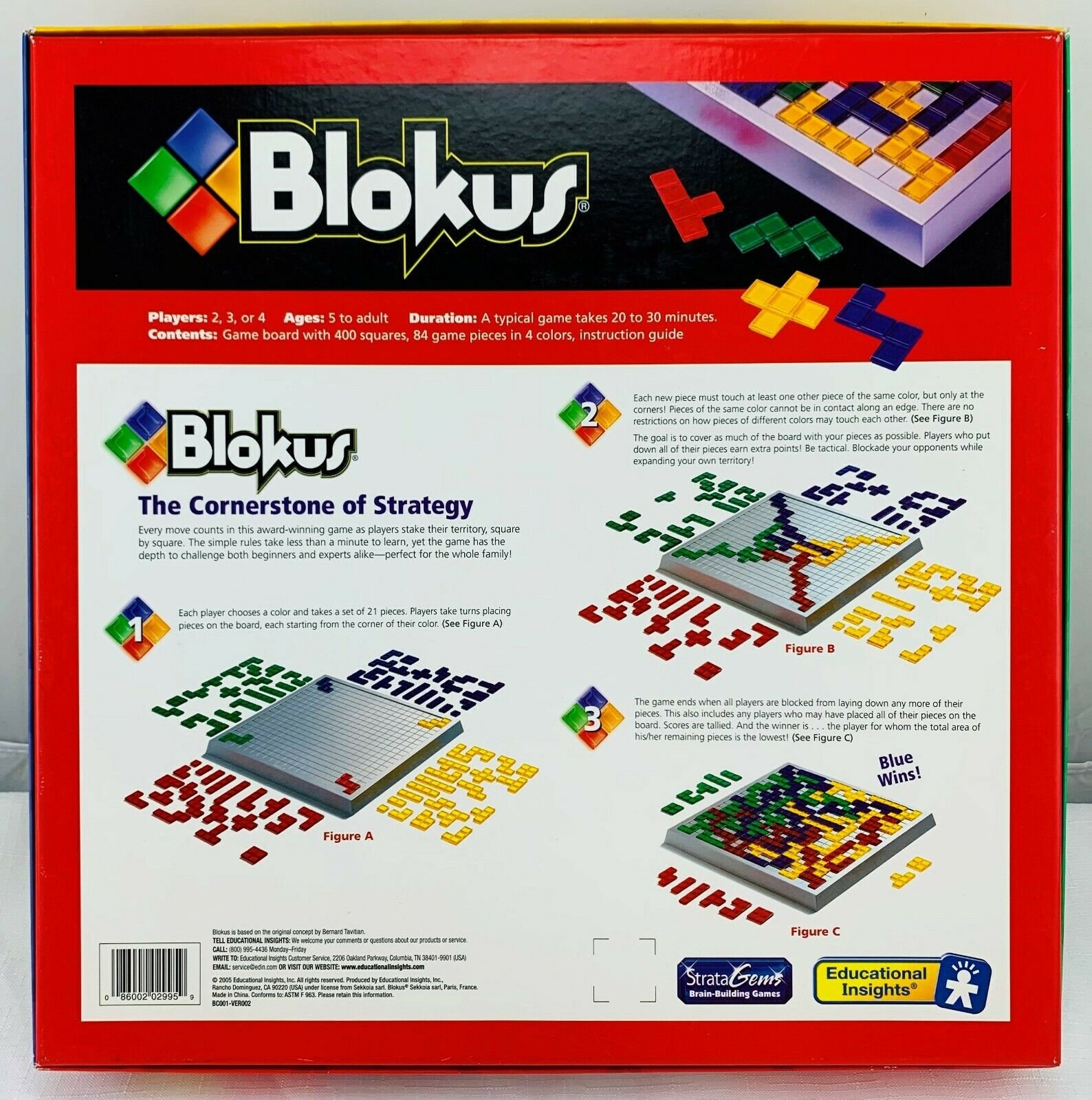 U-PICK SINGLE REPLACEMENT TRAVEL BLOKUS DUO game pieces  Educational Insights 