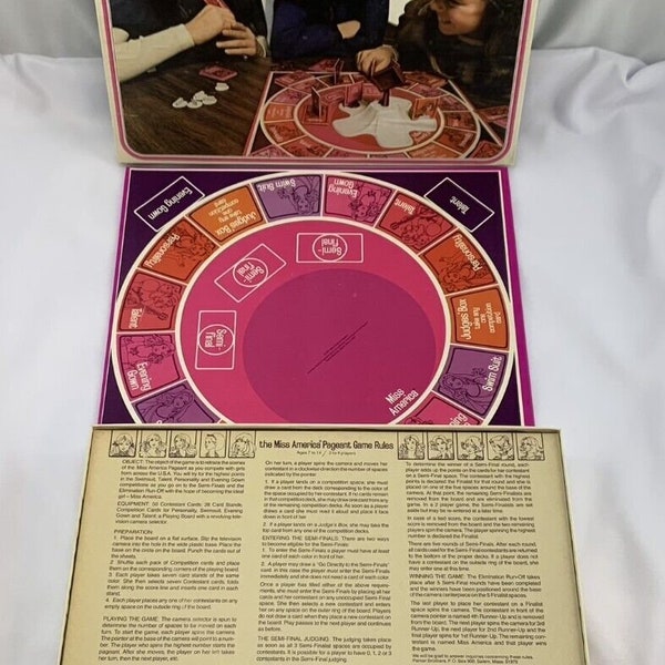 1974 The Miss America Pageant Game by Parker Brothers Complete in Great Condition FREE SHIPPING