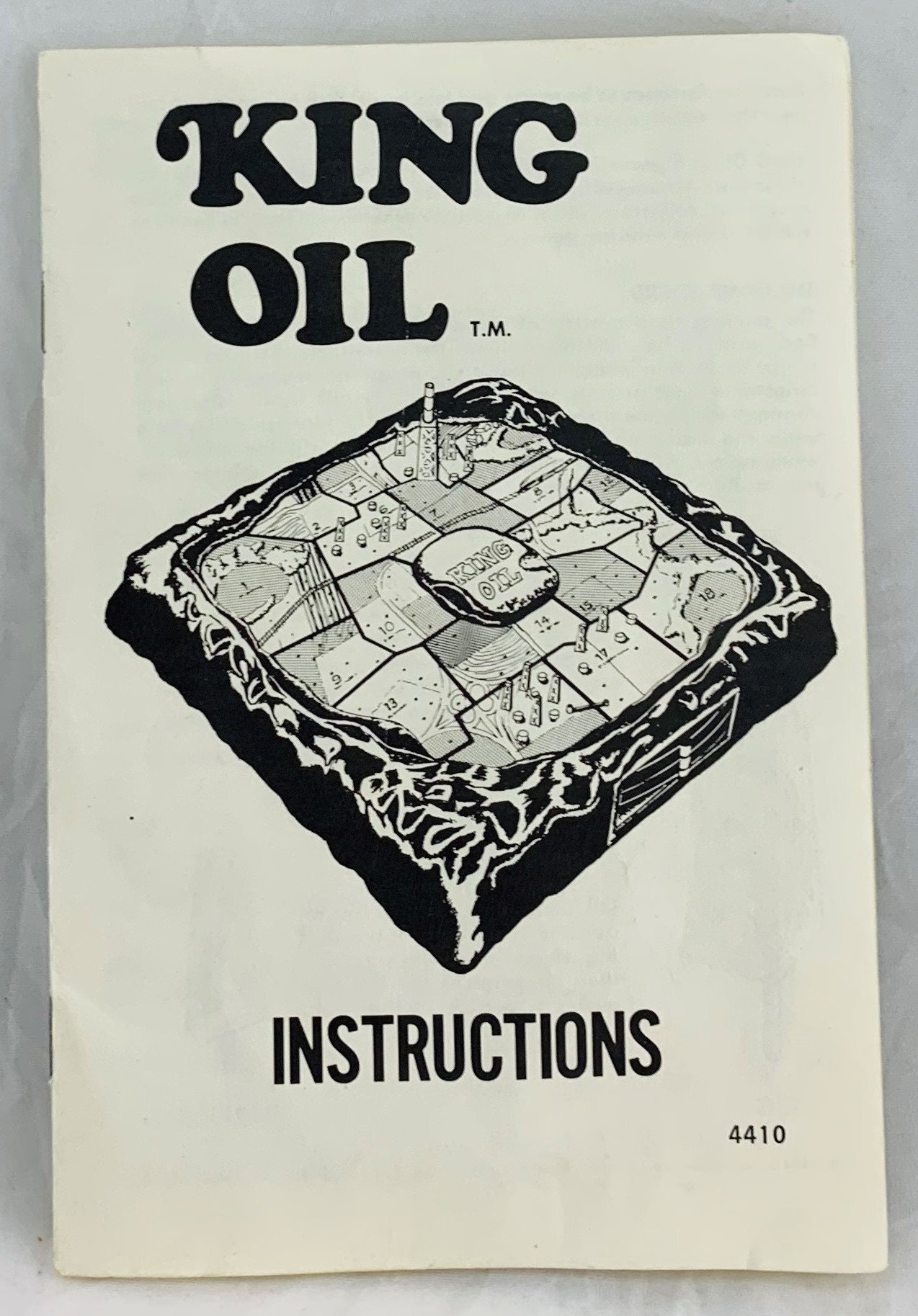 1974 King Oil Game by Milton Bradley Complete in Great Etsy