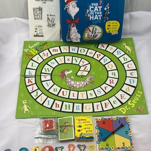 The Dr. Seuss 4-Game Treasury Cat In the Hat, Green Eggs & Ham One Fish  Two Fish