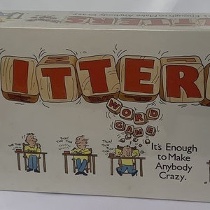 1986 Jitters Word Game by Milton Bradley Brand New Sealed FREE SHIPPING