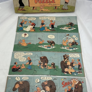 ポパイ パズル ヴィンテージ ポスター Amazon.co.jp: ポパイ 500ピース