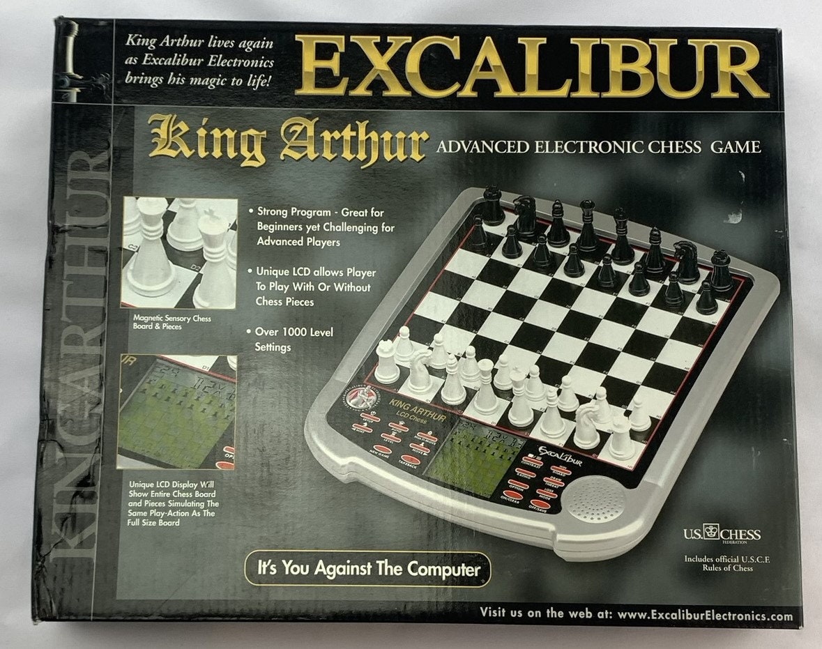 Excalibur King Master Electronic Chess Game Complete in Great 