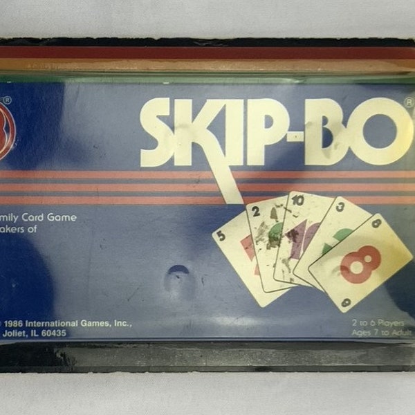 1986 Skip Bo Game Etsy