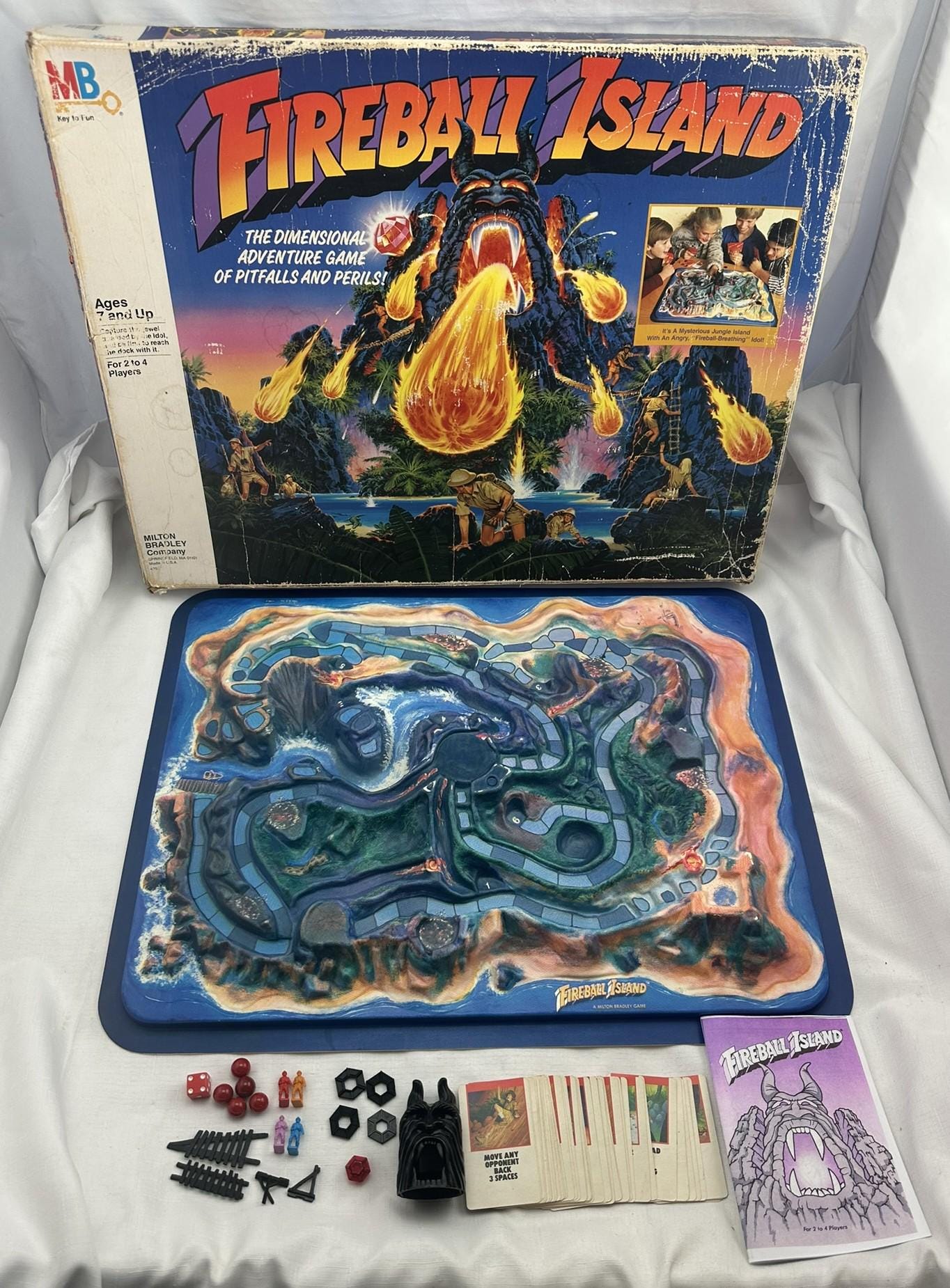Vintage Fireball Island Board Game - Etsy