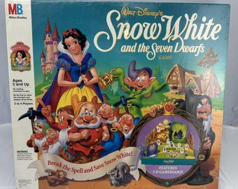 1992 Snow White 3D Game by Milton Bradley Brand New Sealed FREE SHIPPING