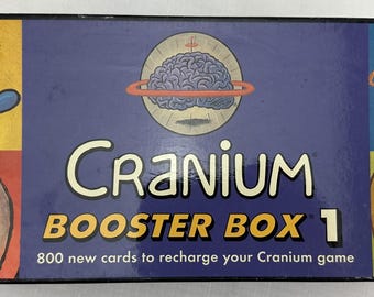 Cranium Booster Box, Sealed, Board Game, Party Game, Family Fun, Creative,  Trivia, Challenges, Entertainment~wh-013 223 - Etsy