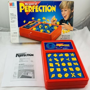 1989 Perfection Game by Milton Bradley Complete, Working in Great Condition FREE SHIPPING