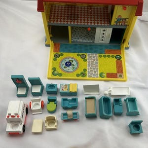 1976 Fisher Price Little People Childrens Hospital #931 Complete in Great Condition FREE SHIPPING #2
