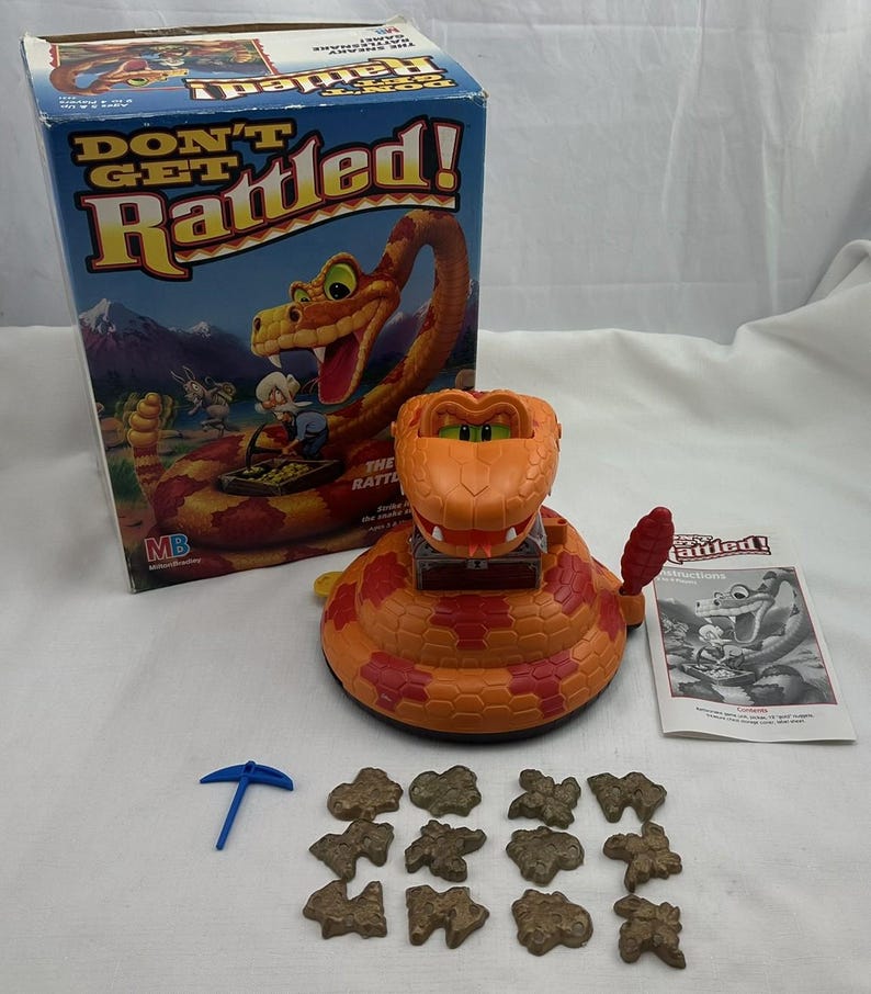 1993 Don't Get Rattled! Game by Milton Bradley Complete/Working in Great Condition FREE SHIPPING image 1