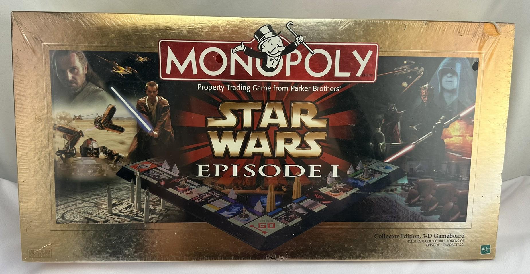 1999 Star Wars Monopoly Episode 1 Edition by Parker Brothers Brand