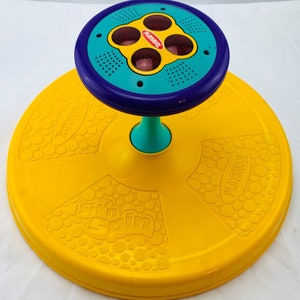 Playskool Sit N Spin Sit and Spin Music and Lights Sound Clean in