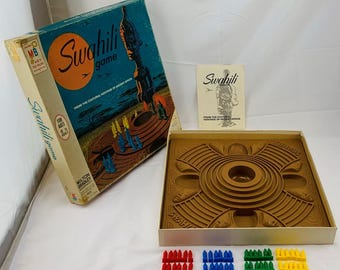 1968 Swahili Game by Milton Bradley Complete in Great Condition FREE SHIPPING