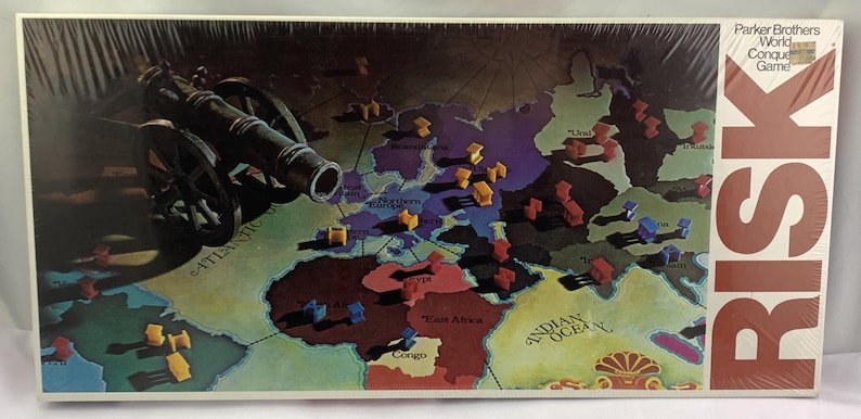 1980 Risk Board Game Parker Brothers New Sealed FREE SHIPPING Bild 1