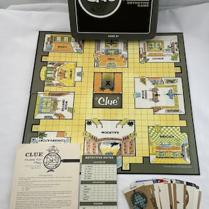 Clue Nostalgia Game Tin Complete in Great Condition FREE SHIPPING