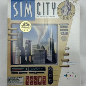 1993 Sim City Classic by Maxis 3.5" Floppy Disks Brand New Sealed FREE SHIPPING
