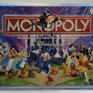 2001 Disney Monopoly Game by Parker Brothers Brand New Sealed FREE SHIPPING