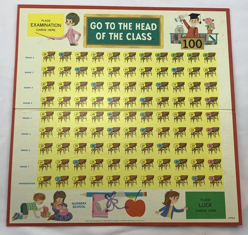 1973 Go to the Head of the Class Game 17th Edition Complete in Etsy