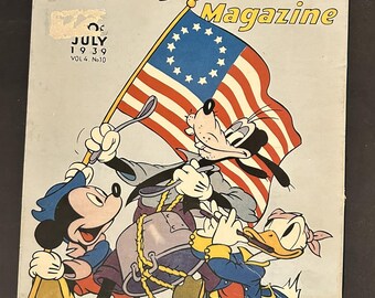 mickey magazine（ドナルド） 1976 Mickey Mouse Magazine Puzzle Complete in Very Good Condition