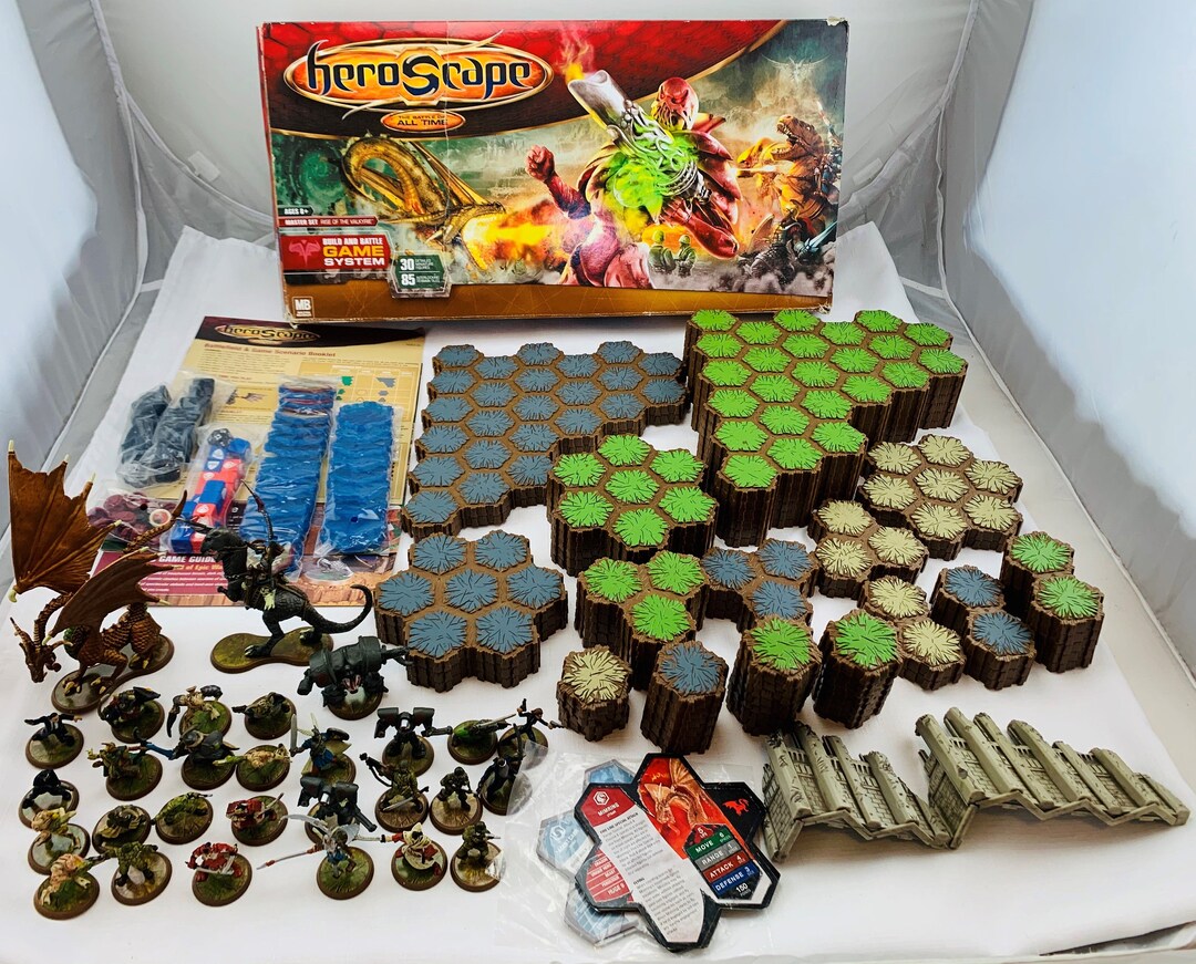 Jeu Heroscape MB – Complet à 100% – Occasion