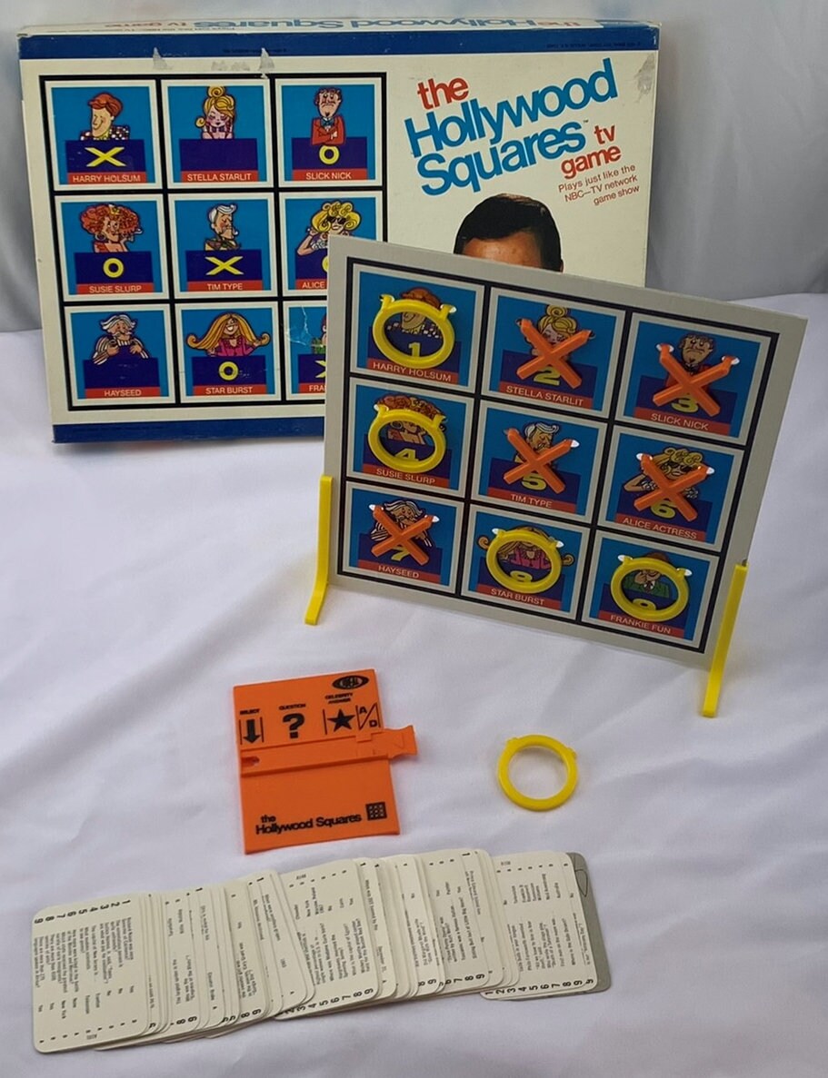 1974 Hollywood Squares Game by Ideal Complete in Great - Etsy
