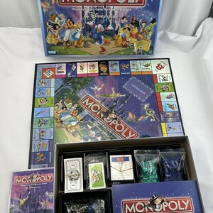 2001 Disney Monopoly Game by Parker Brothers Complete Great Condition FREE SHIPPING