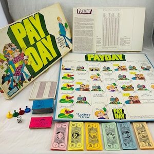 1975 Payday Game by Parker Brothers Complete in Very Good Condition FREE SHIPPING
