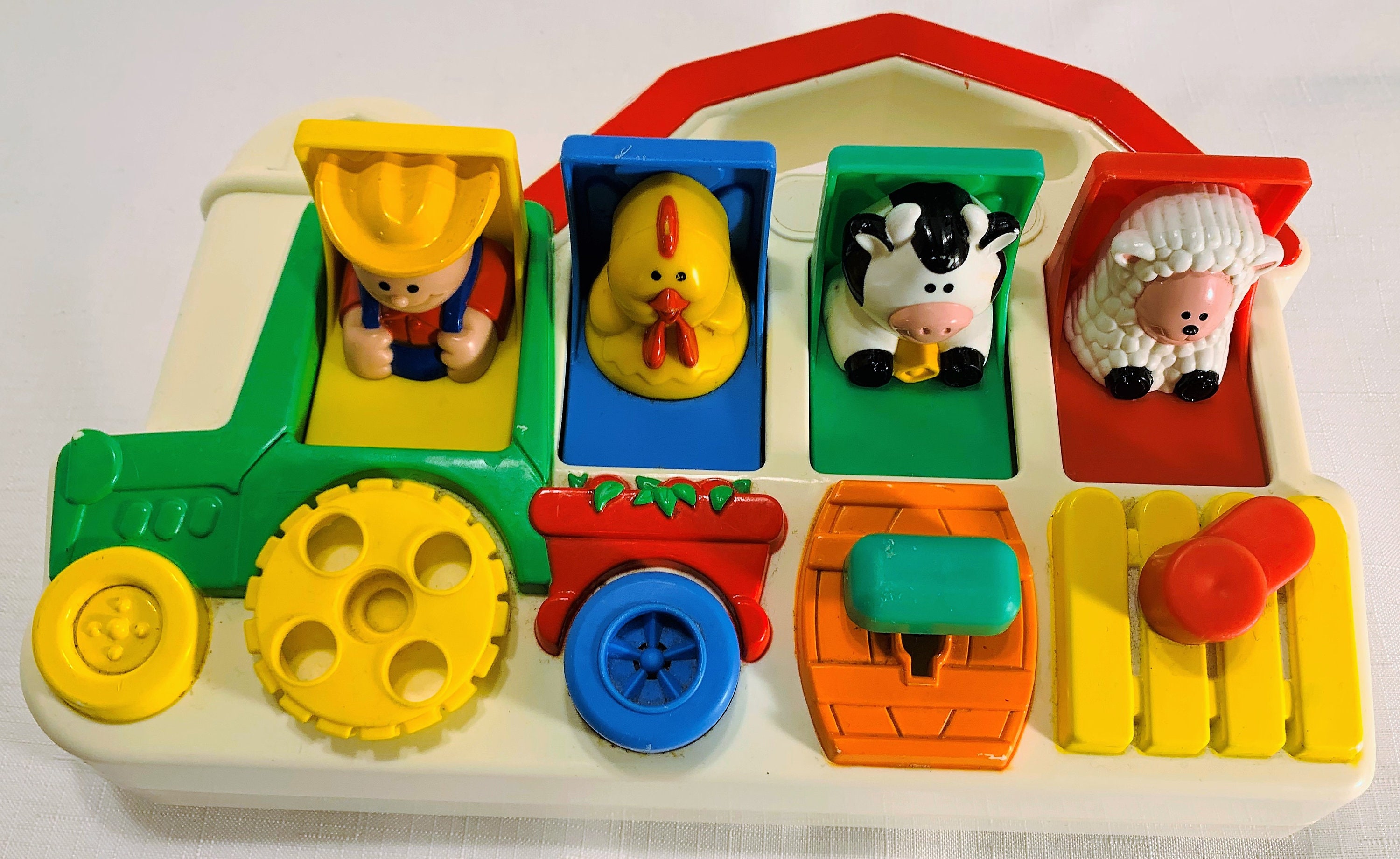 Fisher Price Pop N Pals Barn Animals Clean in Great Condition - Etsy Singapore Fisher Price Pop N Pals Barn Animals Clean in Great Condition - Etsy Singapore