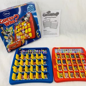 Disney Guess Who Game by Milton Bradley Complete in Great Condition FREE SHIPPING