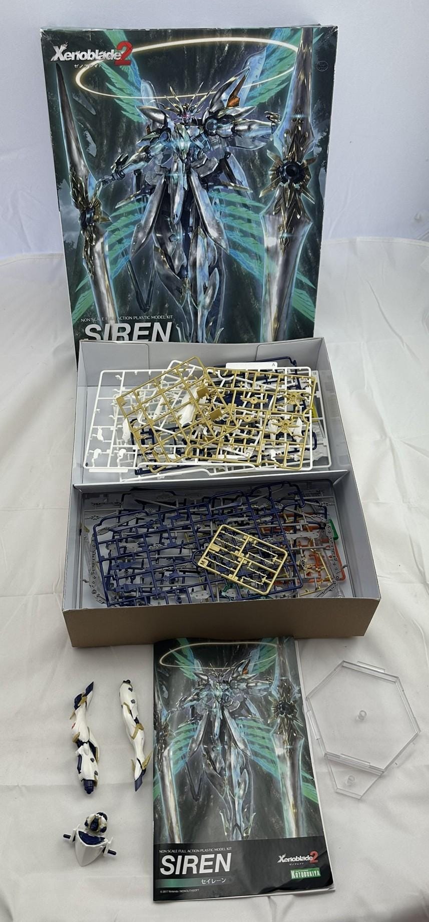 Xenoblade Chronicles 2 Siren Model Kit Figure Partially Assembled Mostly New FREE SHIPPING